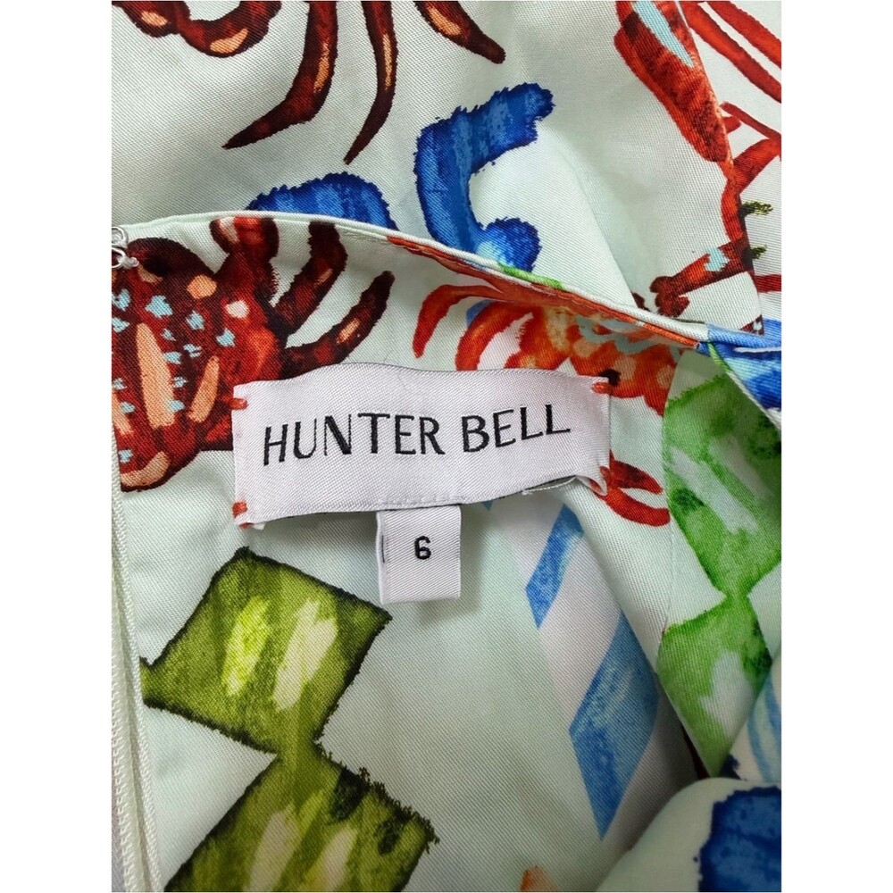 HUNTER BELL Quincy Midi Dress in Surfside NWOT - Picture 7 of 12